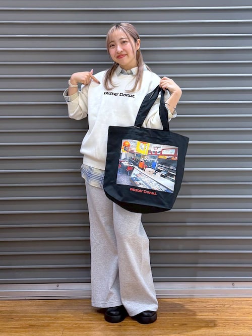 Mister Donut】BIGトートバッグ 627326（トートバッグ）｜LEPSIM