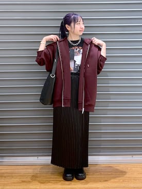 「アイテム（キーホルダー）」を使った、daharalepsimさん（レディース・151cm）の秋コーディネート