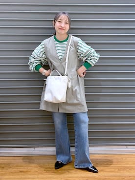 「20代_LEPSIM」｜「アイテム（ワンピース/ドレス）」を使った、daharalepsimさん（レディース・151cm）の春コーディネート