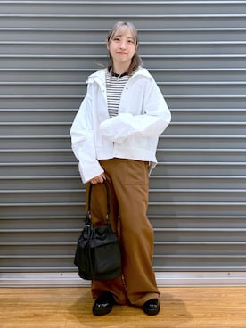 「LEPSIM」｜「アイテム（ブルゾン）」を使った、daharalepsimさん（レディース・151cm）の春コーディネート