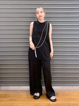 「LEPSIM（レプシィム）のアイテム（PC・スマホグッズ/家電）」を使った、daharalepsimさん（レディース・151cm）の夏コーディネート