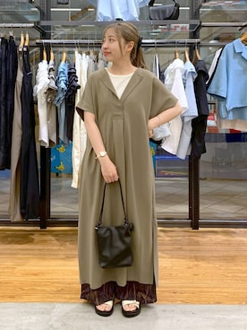 「LEPSIM（レプシィム）のアイテム」を使った、daharalepsimさん（レディース・151cm）の夏コーディネート