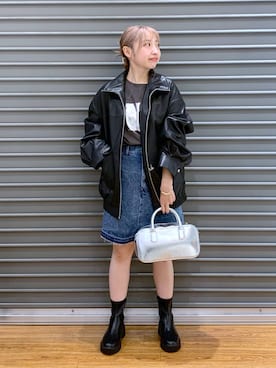 「LEPSIM（レプシィム）のアイテム（ブルゾン）」を使った、daharalepsimさん（レディース・151cm）の秋コーディネート