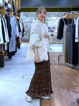 「LEPSIM（レプシィム）のアイテム（ブルゾン）」を使った、daharalepsimさん（レディース・151cm）の秋コーディネート