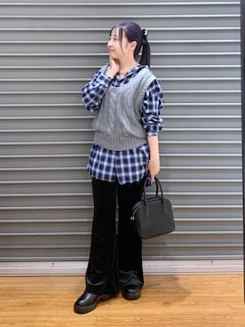 「アイテム（財布/小物）」を使った、daharalepsimさん（レディース・151cm）の秋コーディネート