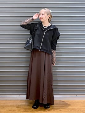 「アイテム（キーホルダー）」を使った、daharalepsimさん（レディース・151cm）の秋コーディネート
