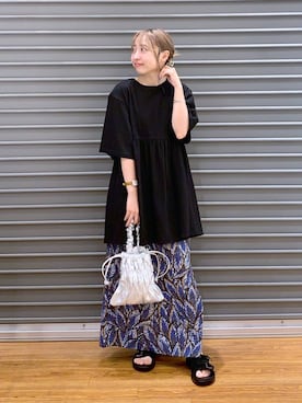 daharalepsimさん（レディース・151cm）の夏コーディネート