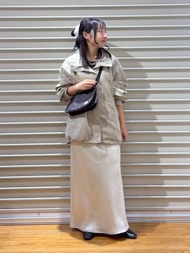 「LEPSIM（レプシィム）の【Drifter】ミニショルダー　1044016（ショルダーバッグ、その他）」を使った、daharalepsimさん（レディース・151cm）の秋コーディネート