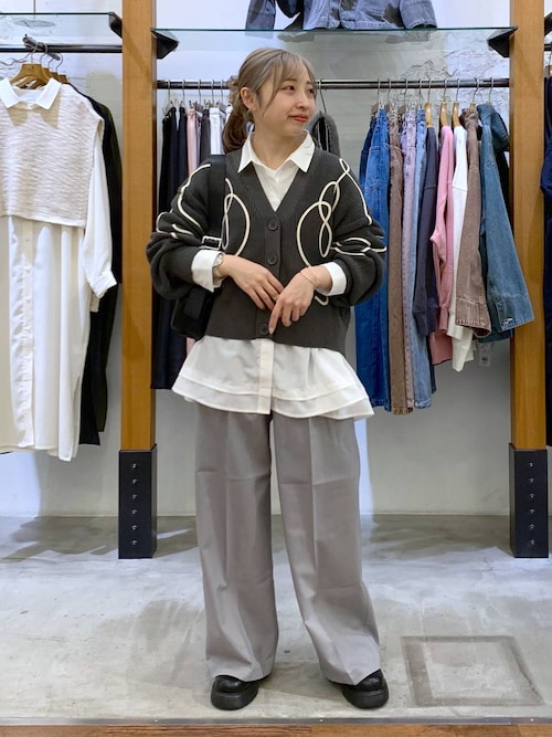 LEPSIM｜7ゲージニュアンス刺繍カーディガン | Rakuten Fashion