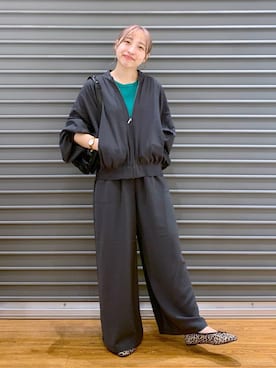 「LEPSIM（レプシィム）のアイテム（ブルゾン）」を使った、daharalepsimさん（レディース・151cm）の秋コーディネート