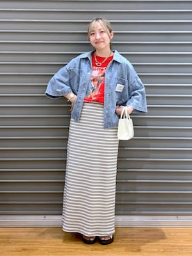 「アイテム（キーホルダー）」を使った、daharalepsimさん（レディース・151cm）の夏コーディネート