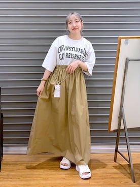 「LEPSIM（レプシィム）のアイテム（PC・スマホグッズ/家電）」を使った、daharalepsimさん（レディース・151cm）の夏コーディネート