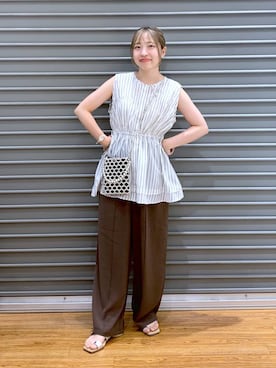 「LEPSIM（レプシィム）のアイテム」を使った、daharalepsimさん（レディース・151cm）の夏コーディネート