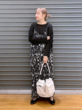 「ドットエスティ秋コーデ」｜「アイテム（ワンピース/ドレス）」を使った、daharalepsimさん（レディース・151cm）の秋コーディネート
