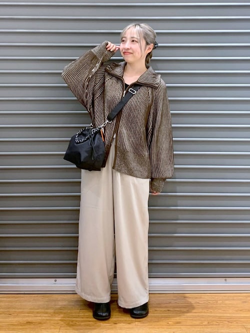 セール】7ゲージ配色リブZIPカーディガン2 571558（カーディガン