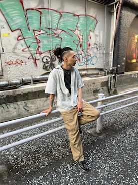 かんさん(メンズ・173cm)の春コーディネート