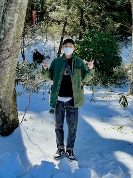 「Alpha Industries（アルファインダストリーズ）のアイテム（ミリタリージャケット）」を使った、kidwengさん（メンズ・168cm）の春コーディネート