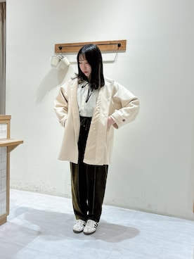 「Samansa Mos2（サマンサ モスモス）のアイテム（その他アウター）」を使った、namiさん（レディース・158cm）の冬コーディネート