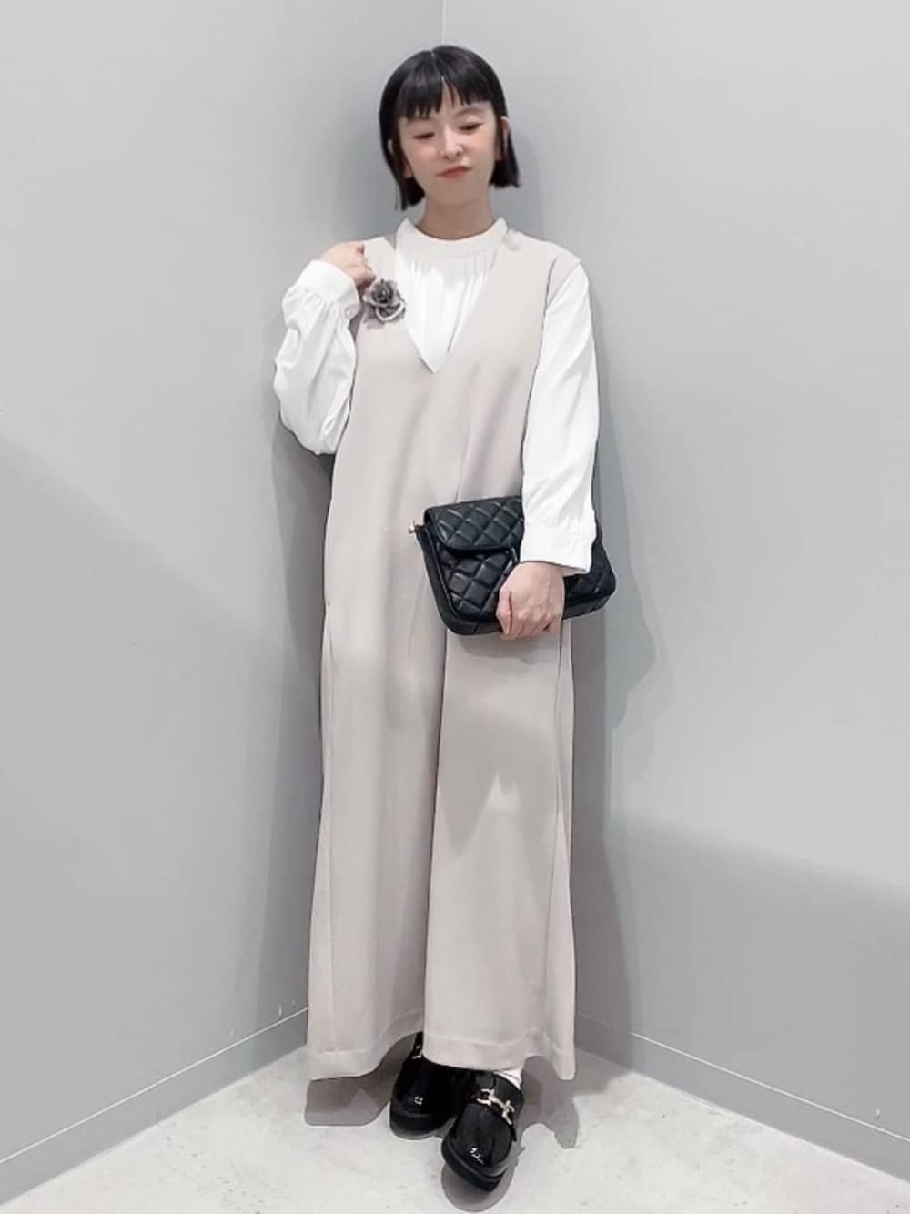 おまけセット　ページ GLOBAL WORK｜お手入れラクラクスタンドギャザーブラウス/133608