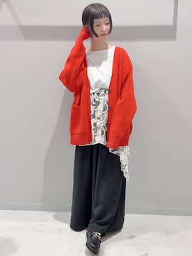 「アイテム（その他トップス）」を使った、yochiko713さん（レディース・148cm）の秋コーディネート
