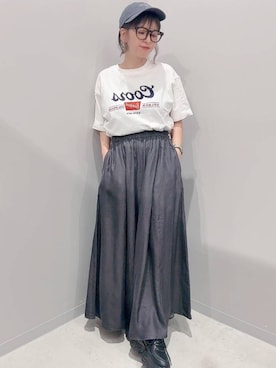 「GLOBAL WORK（グローバルワーク）のアイテム（帽子）」を使った、yochiko713さん（レディース・148cm）の夏コーディネート