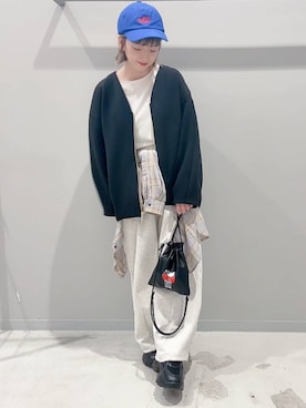 「GLOBAL WORK（グローバルワーク）のアイテム（ブルゾン）」を使った、yochiko713さん（レディース・148cm）の春コーディネート