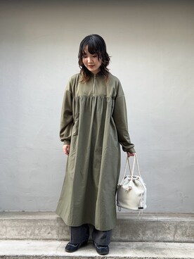 「Samansa Mos2 blue（サマンサモスモスブルー）のアイテム（ワンピース）」を使った、はさん（レディース・158cm）の冬コーディネート