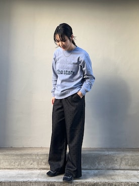 「ドットパンツ」｜はさん（レディース・158cm）の冬コーディネート