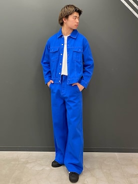「スリーストライプス」｜「アイテム（ジャケット/アウター）」を使った、Shunsukeさん（メンズ・180cm）の冬コーディネート