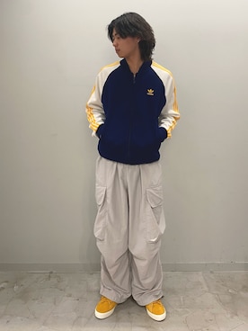 「アディダスコーデ」｜「アイテム（ジャケット/アウター）」を使った、Shunsukeさん（メンズ・180cm）の夏コーディネート