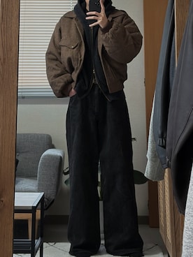 「CIVVY.（シヴィ―）のアイテム」を使った、凪さん（メンズ・172cm）の冬コーディネート