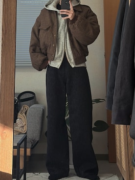 「CIVVY.（シヴィ―）のアイテム」を使った、凪さん（メンズ・172cm）の冬コーディネート