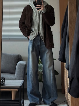 「アイテム（テーラードジャケット）」を使った、凪さん（メンズ・172cm）の秋コーディネート