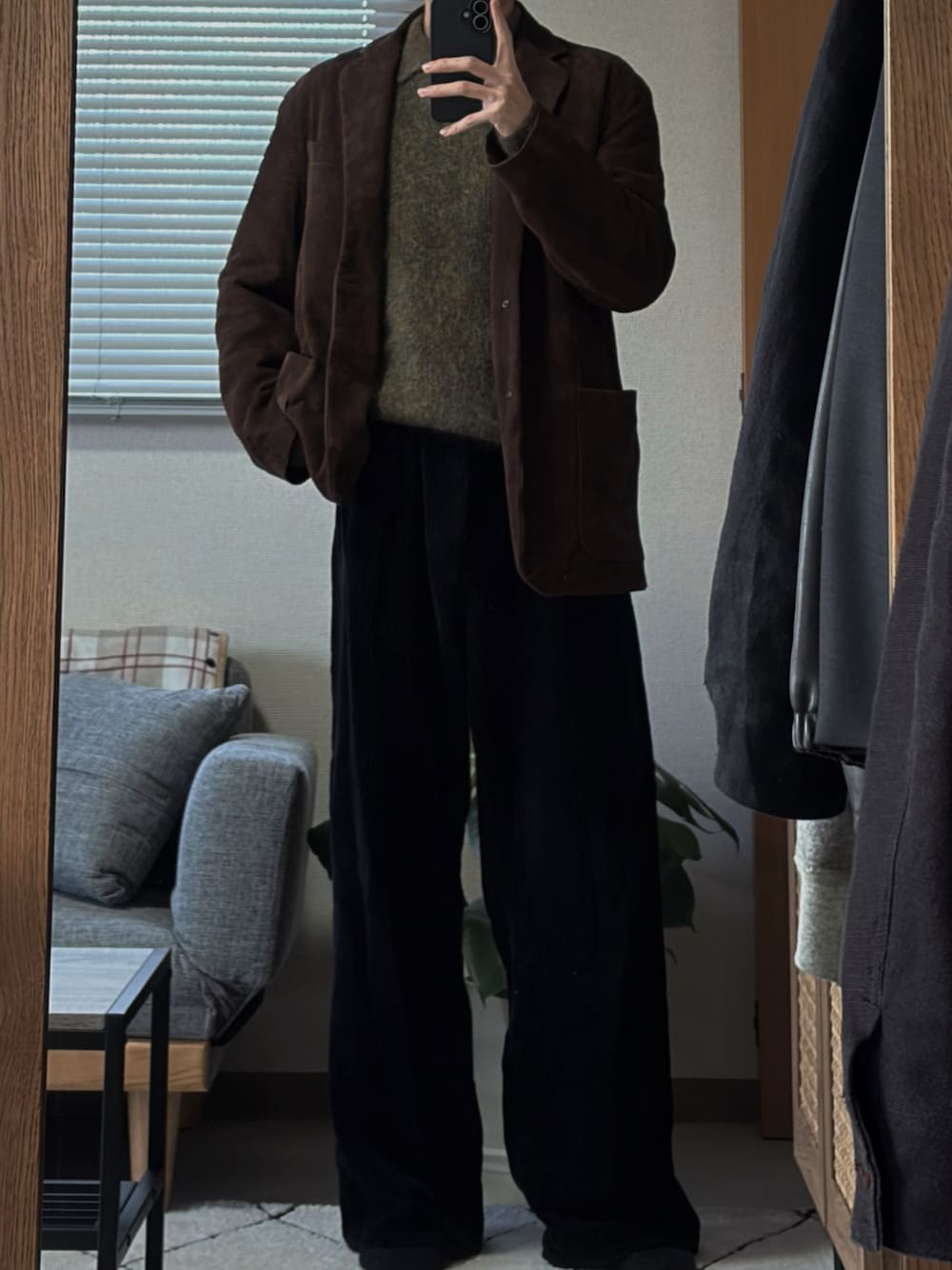 LIDNM（リドム）の「Goat Suede Tailored Jacket（テーラード