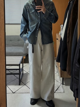 「T.T（ティーティー）のアイテム」を使った、凪さん（メンズ・172cm）の春コーディネート