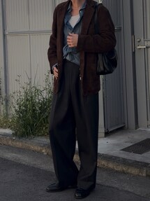 LIDNM（リドム）の「Goat Suede Tailored Jacket（テーラード
