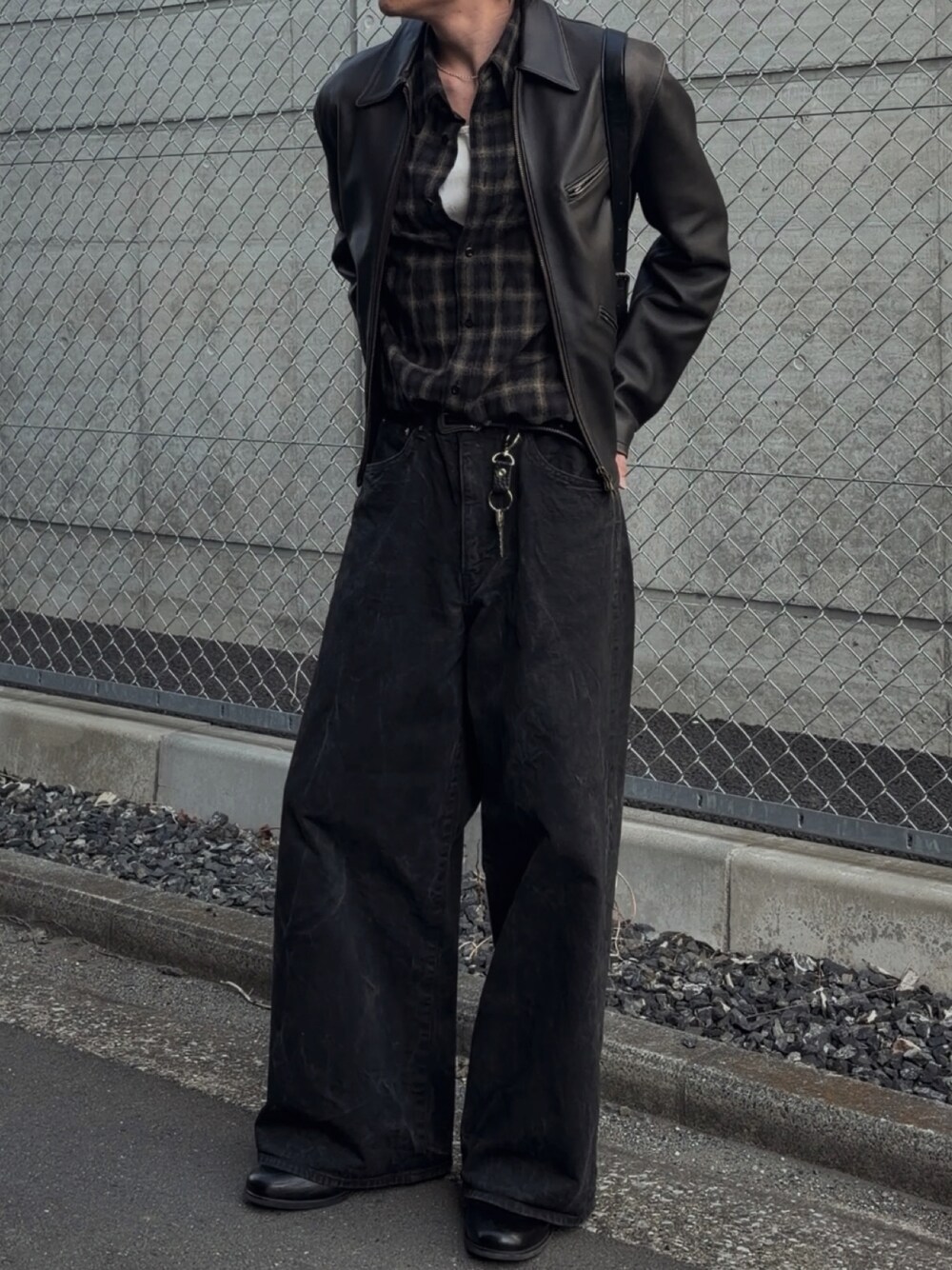 LIDNM（リドム）の「Wool Plaid Western Shirt（シャツ/ブラウス