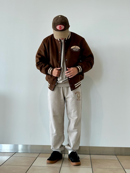 WOOL MOSSA VARSITY JACKET / ウールモッサ バーシティ ジャケット / AVIREX / アヴィレックス