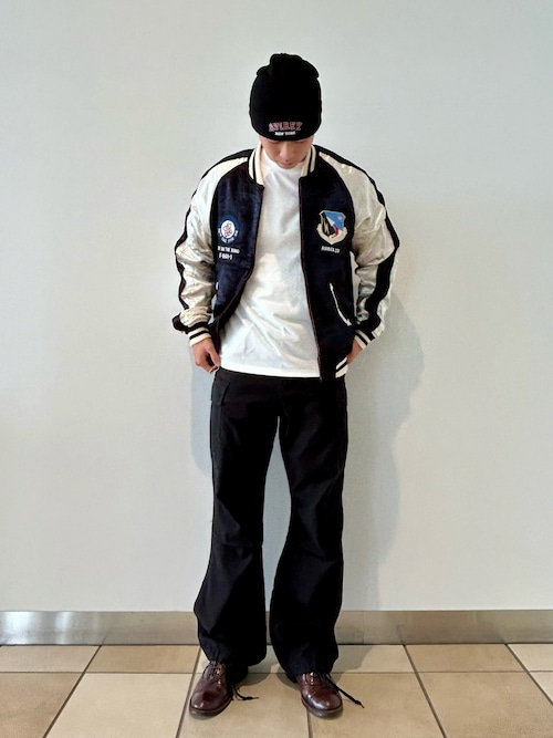 VELVETEEN SKA JACKET WHITE TIGER / ヴェルヴェティーン スカジャケット ホワイトタイガー / AVIREX / アヴィレックス