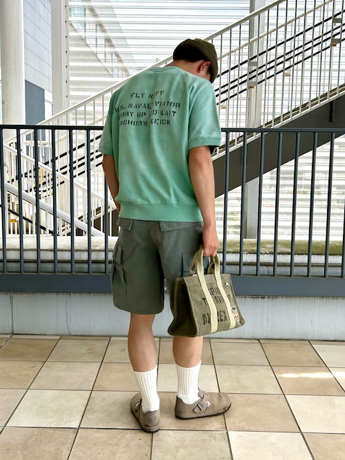 NAVAL SHORTSLEEVE SWEAT SHIRT / ネイバル 半袖スウェットシャツ / AVIREX / アヴィレックス