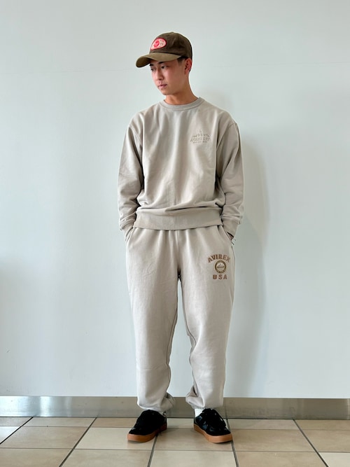 VARSITY LOGO CREWNECK SWEAT NYC / バーシティ ロゴ クルーネック スウェット ニューヨーク / AVIREX / アヴィレックス