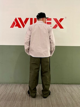 「AVIREX（アヴィレックス）のアイテム（その他アウター）」を使った、REIMAさん（メンズ・172cm）の春コーディネート