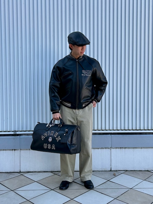 《直営店別注》VARSITY DUFFLE BAG / バーシティ ダッフル バッグ / AVIREX / アヴィレックス
