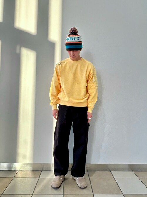 FADE WASH MIL. POCKET SWEAT / フェイドウォッシュ ミリタリーポケット スウェット / AVIREX / アヴィレックス