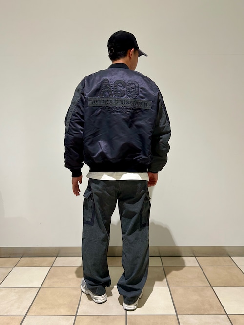 《CROSSOVER》FADED MA-1 CUSTOM / フェイデッド MA-1 カスタム / AVIREX / アヴィレックス