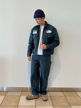 「AVIREX（アヴィレックス）のアイテム（ブルゾン）」を使った、REIMAさん（メンズ・172cm）の秋コーディネート