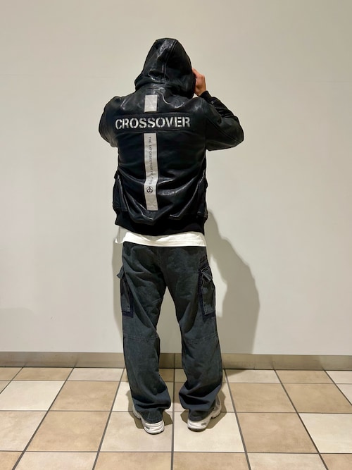 《CROSSOVER》LEATHER CWU PARKA / レザー CWU パーカー / AVIREX / アヴィレックス