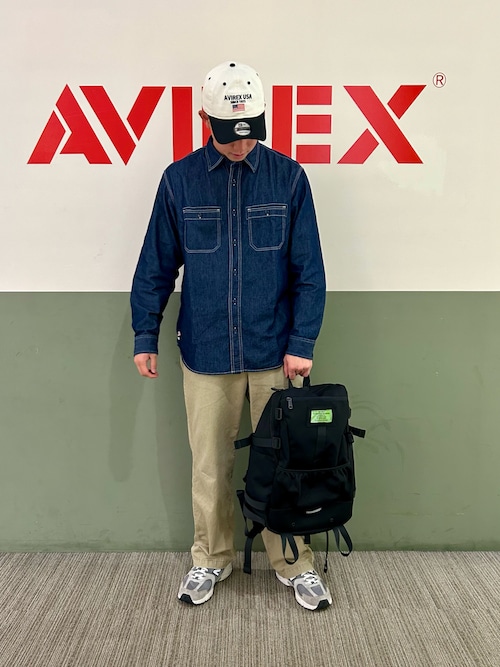 BASIC LIGHT DENIM L/S SHIRT / ベーシック ライト デニム 長袖 シャツ / AVIREX / アヴィレックス
