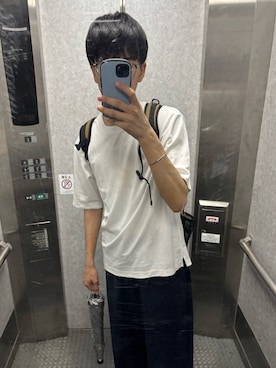 「アイテム（Tシャツ/カットソー）」を使った、keikun✓⃝さん（メンズ・182cm）の夏コーディネート