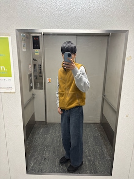 「アイテム（デニムパンツ）」を使った、keikun✓⃝さん（メンズ・182cm）の秋コーディネート